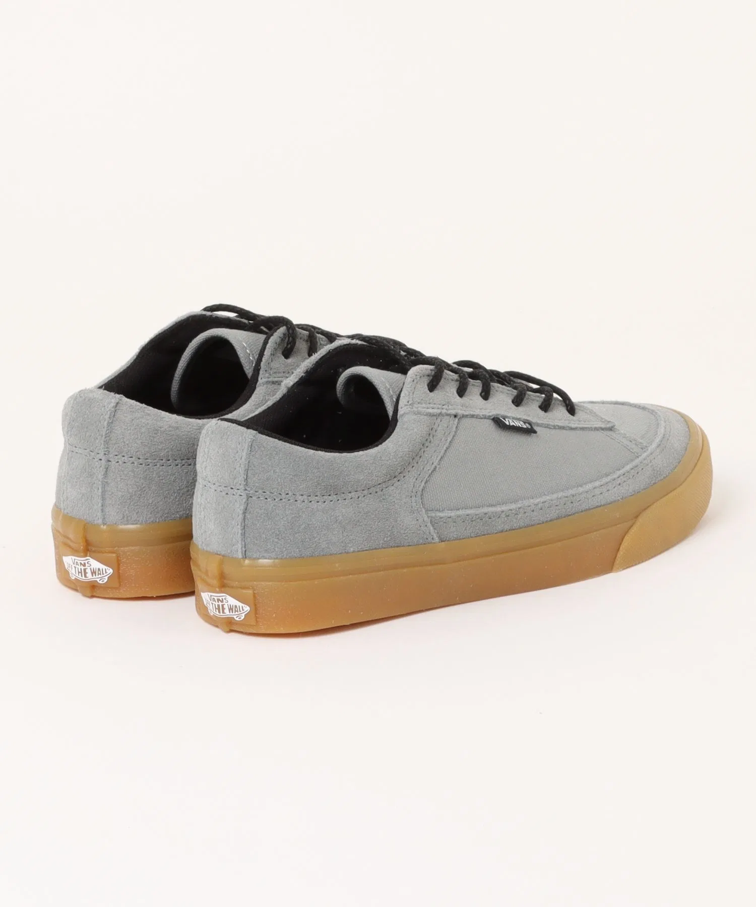 Мужские серые кроссовки из замши и канваса VANS RATT серые — фото 2