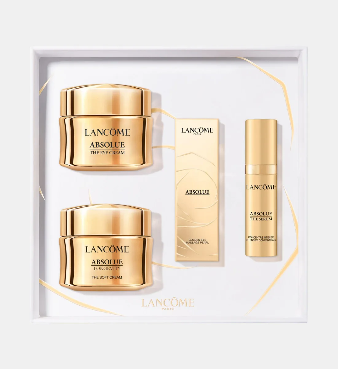 Набор крема для глаз Lancôme, золотой