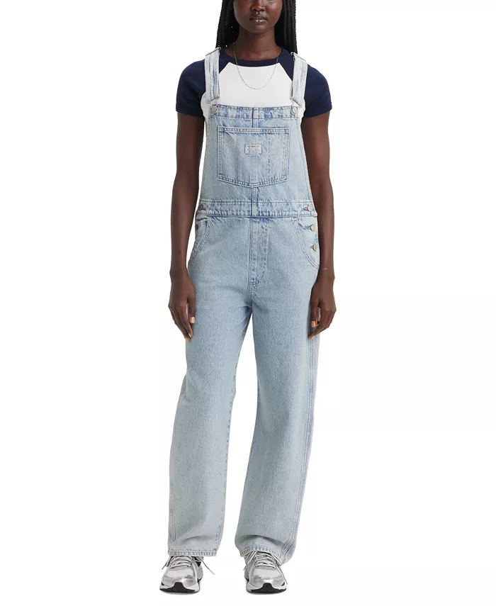

Женские комбинезоны в винтажном стиле из хлопкового денима Levi's, синий