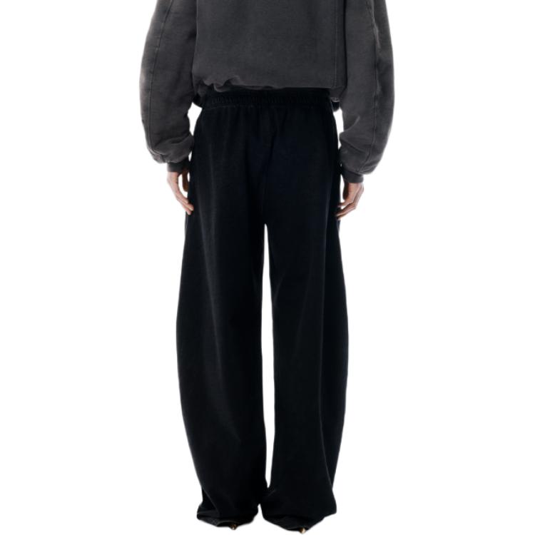 Эластичные спортивные джинсы со шнурком Alexander Wang, черный — фото 3