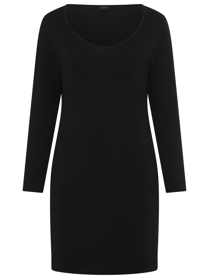 

Laura Scott Черное вязаное платье