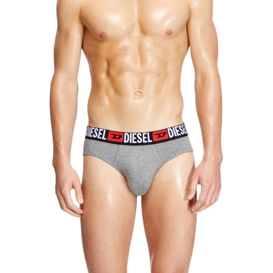 Трусы-стринги UFST-Stars (набор из 3 штук) DIESEL, 3-pack (белый+серый+черный) — фото 3