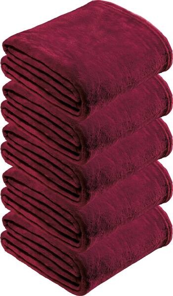 

Флисовое одеяло REDBEST 5er-Pack 204847, 150x1x200 см, бордовый