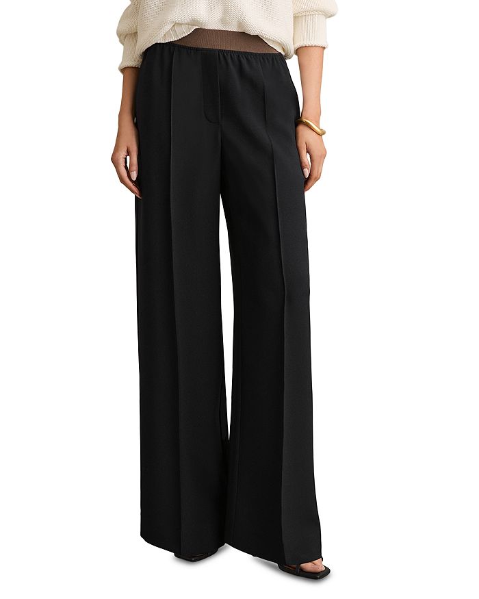 

Широкие брюки Wilde в цвете Navy REISS, синий