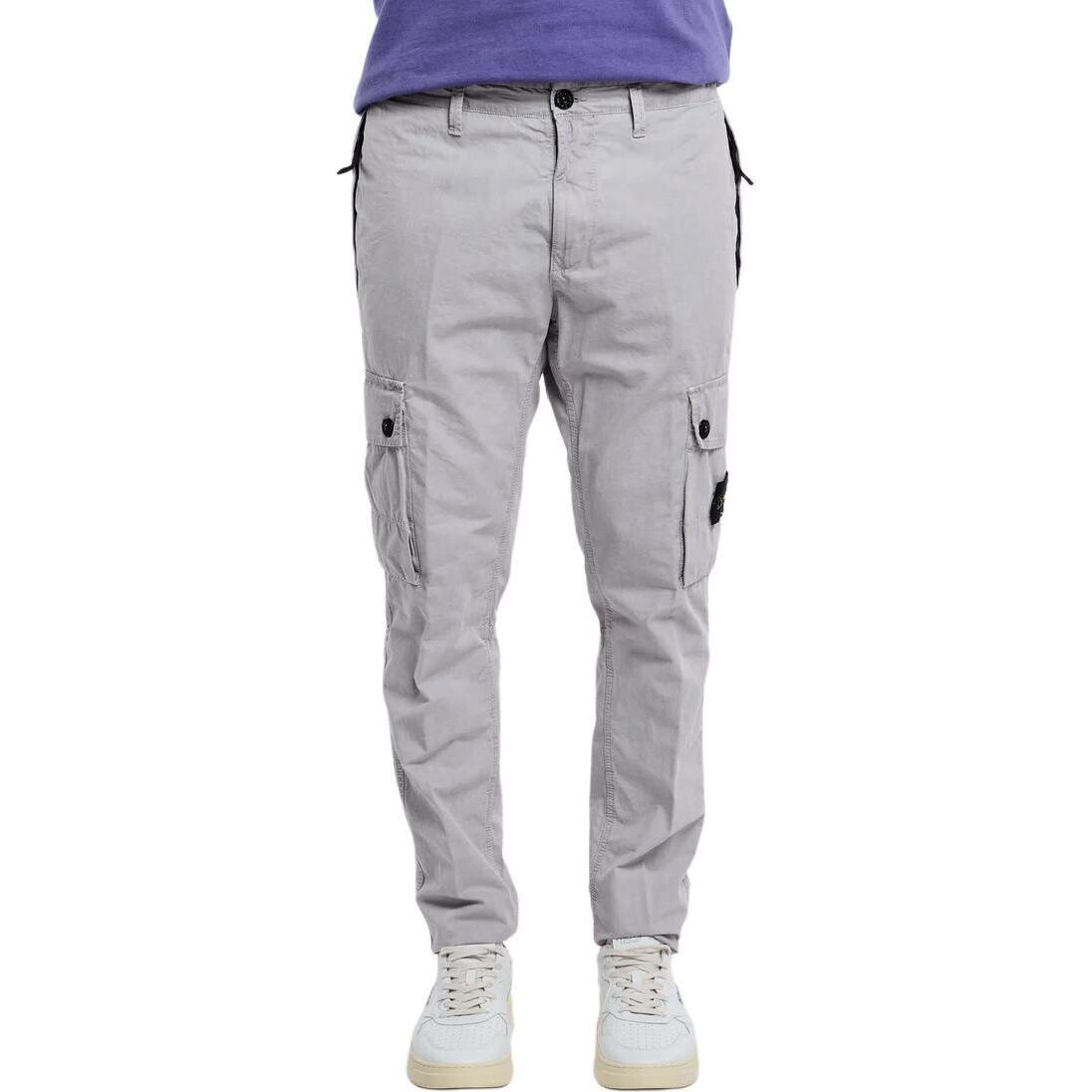 

Повседневные брюки мужские серые Stone Island, серый