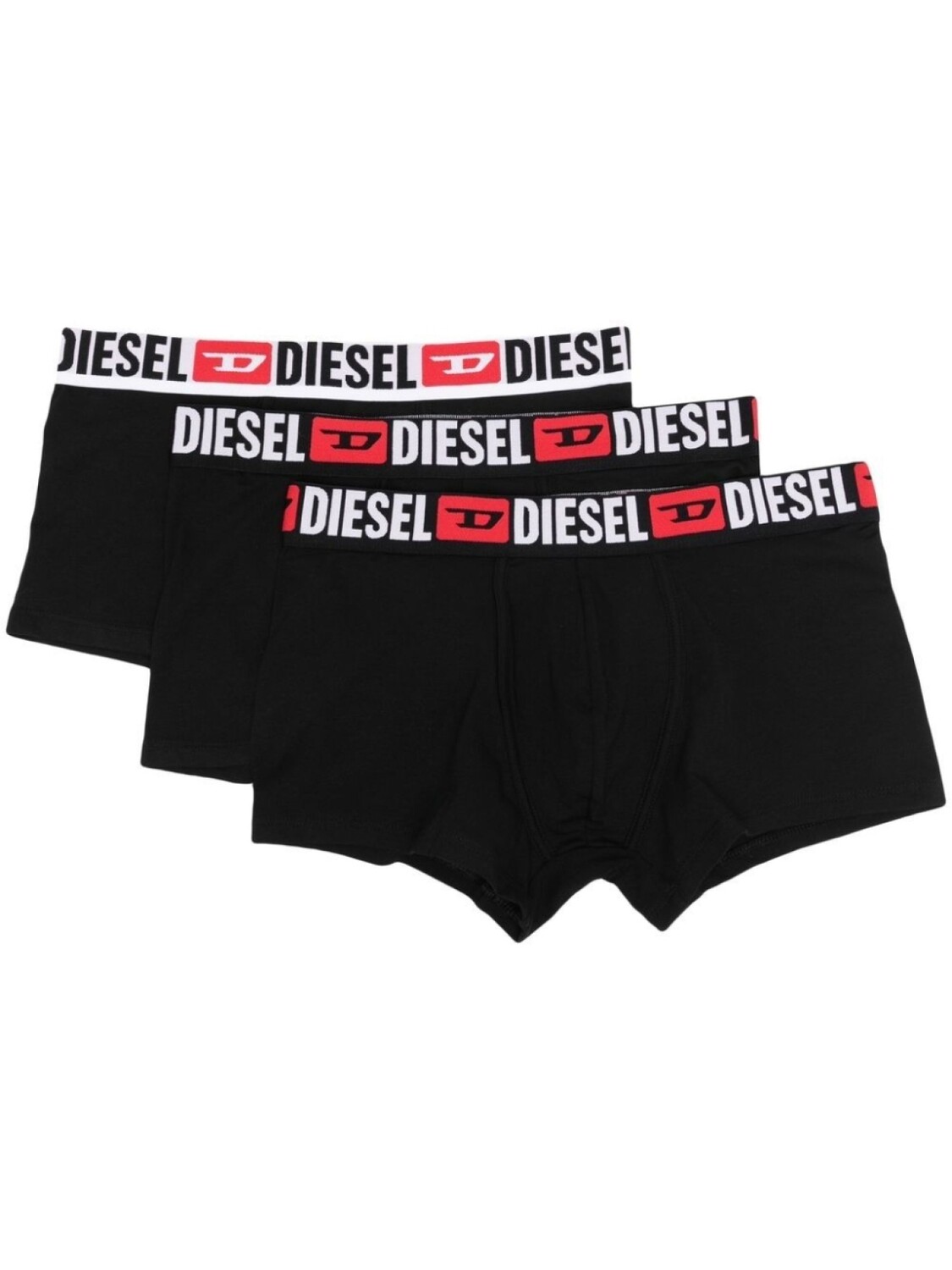 

Diesel комплект из трех трусов-брифов Umbx-Damien, черный