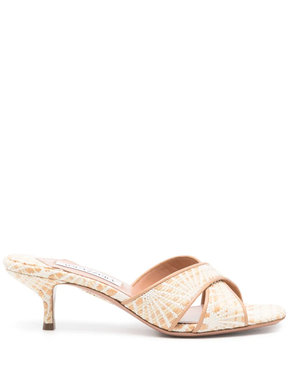 55-мм Божественные мюли Aquazzura, нейтральный