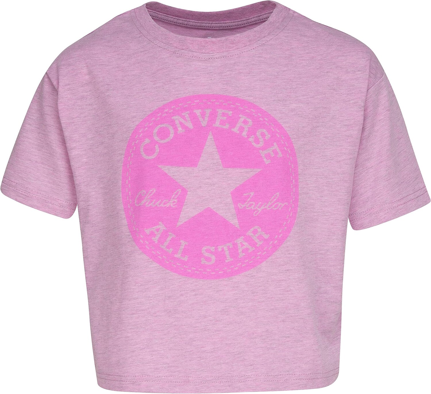 

Футболка Converse Chuck Patch Crossover T-Shirt, цвет Peony Pink Heather