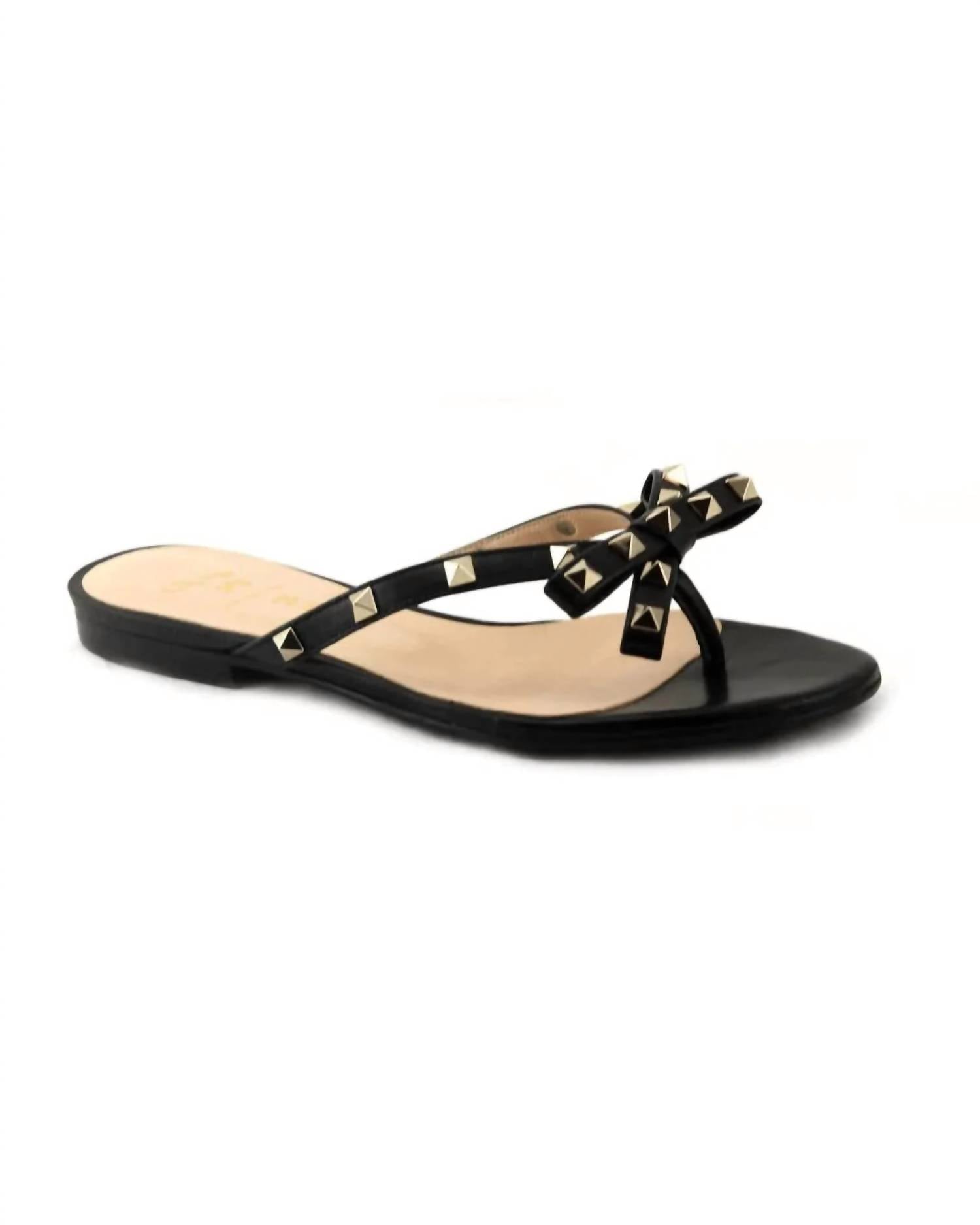 Женские сандалии Bina Napa черные French Sole