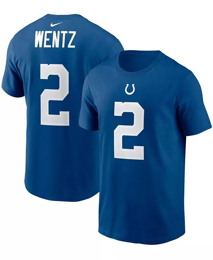 

Мужская футболка Indianapolis Colts Carson Wentz с именем и номером Nike