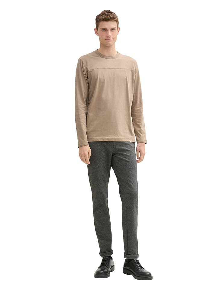 

Рубашка с длинным рукавом Tom Tailor, бежевый