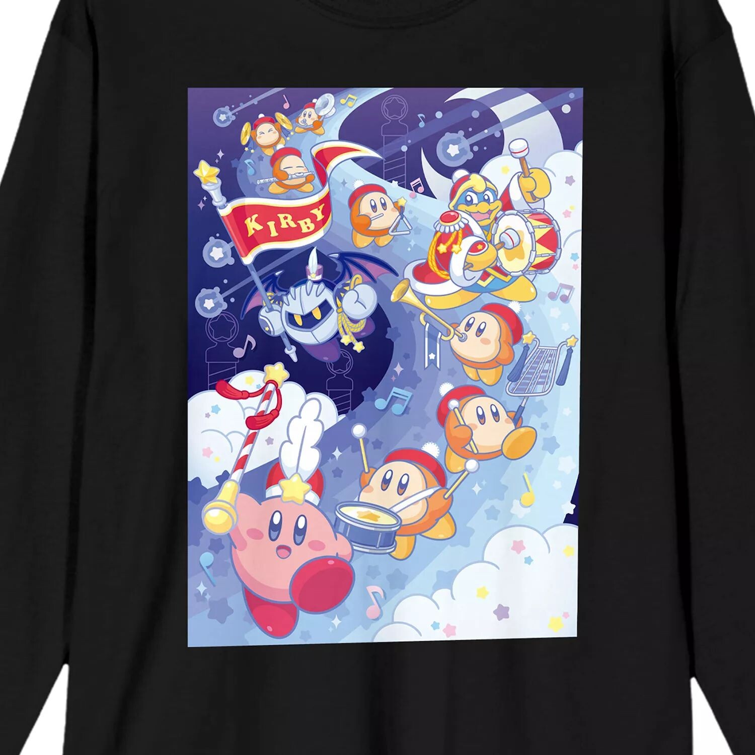 

Мужская маршевая футболка Kirby Pupupu Licensed Character
