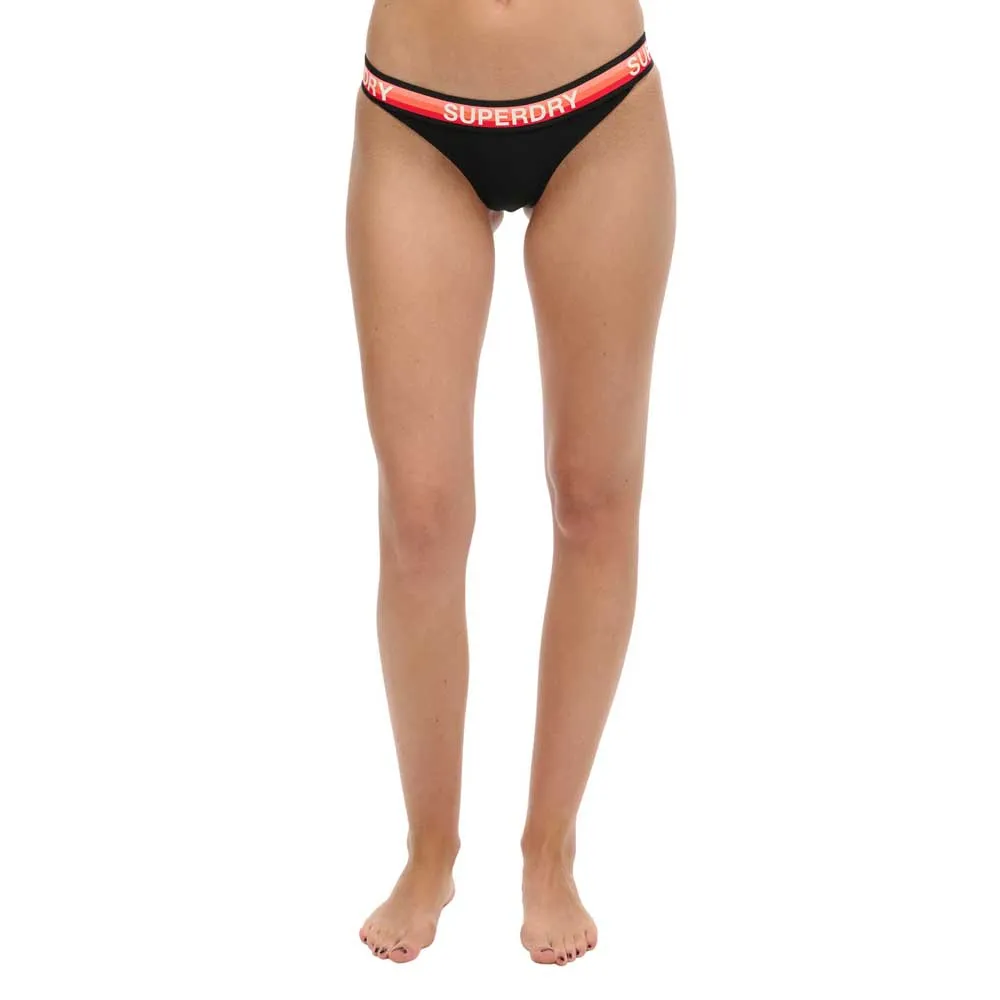 

Топ бикини Superdry Classic Stripe, черный