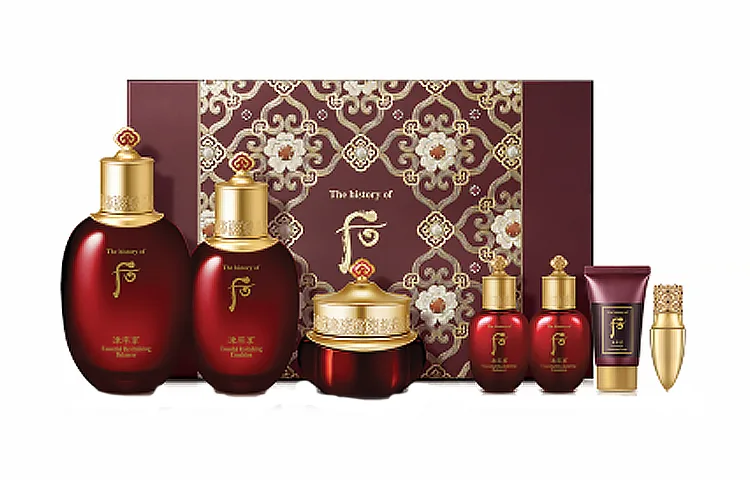 The History Of Whoo Набор для ухода за кожей Jinyulhyang Evening Out, Red Hua Condensed Incense Cream 30ml (Box Not Included) — фото 4
