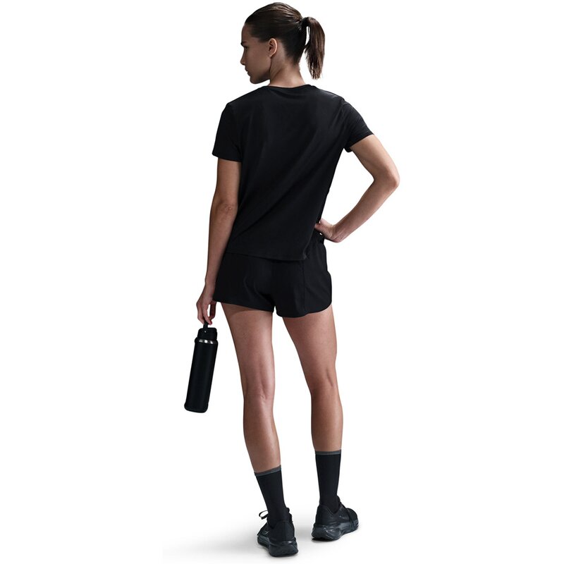 T-Shirt w nk one swsh hbr df ss top Nike, черный — фото 2