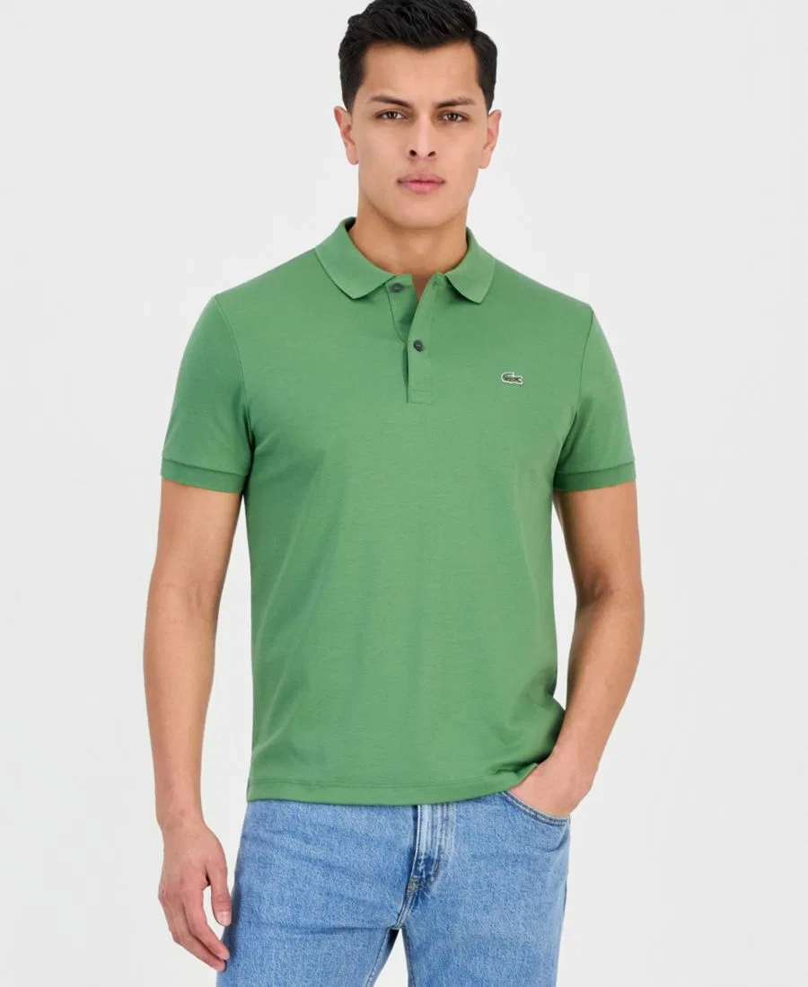 Мужская поло-рубашка прямого кроя из мягкой ткани Lacoste, Lionne