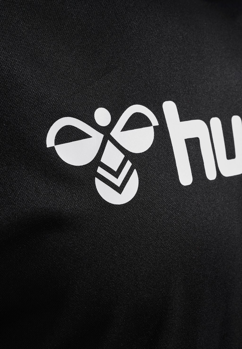 

Толстовка с капюшоном LOGO Hummel, черный деним