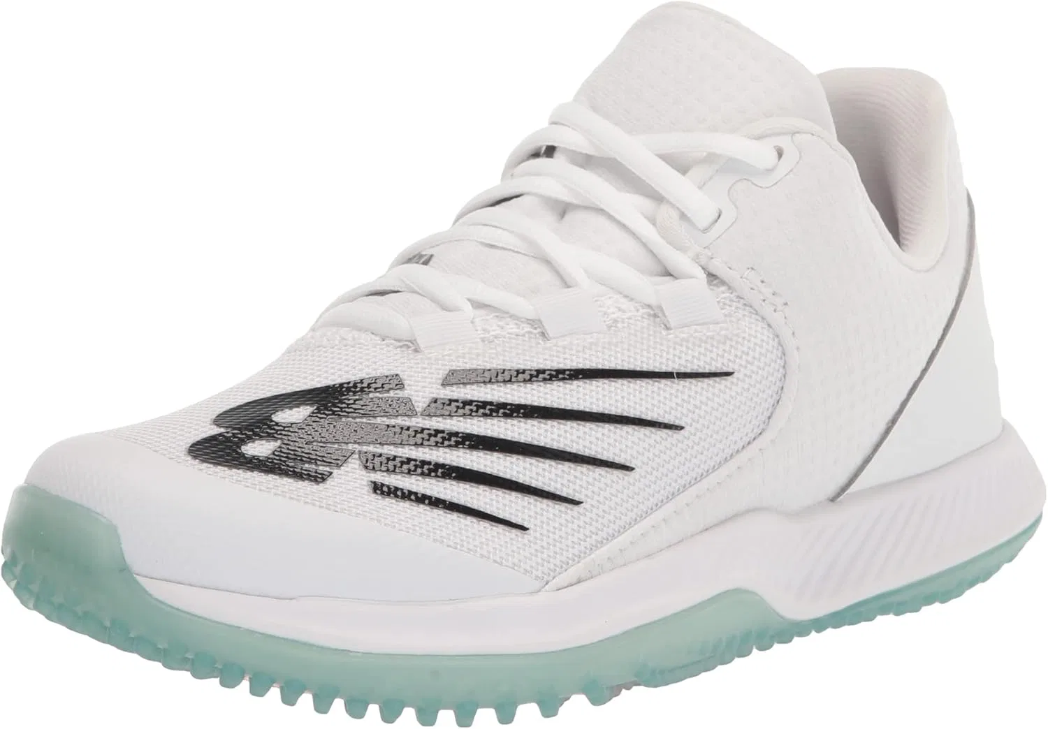 Мужские бейсбольные кроссовки New Balance FuelCell 4040 V6 Turf Trainers, White Black
