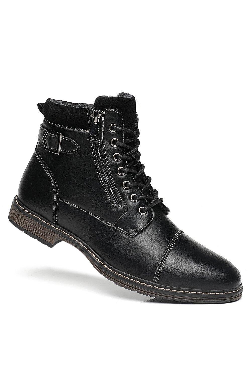 

Ботинки Smart Work в офисном стиле на молнии Smart Chukka с шнуровкой и молнией TOP STAKA SHOES, черный