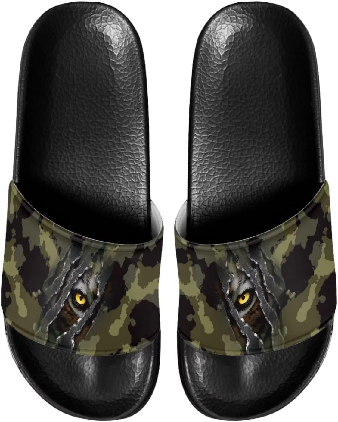 

Мужские повседневные сандалии-тапочки Jrysaedy для улицы и дома, Camouflage Tiger Eyes