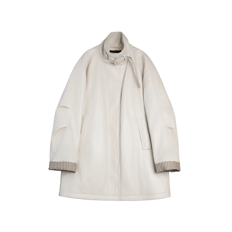 

ELLE Пуховик Women's Light Gray Stand Collar Moderate