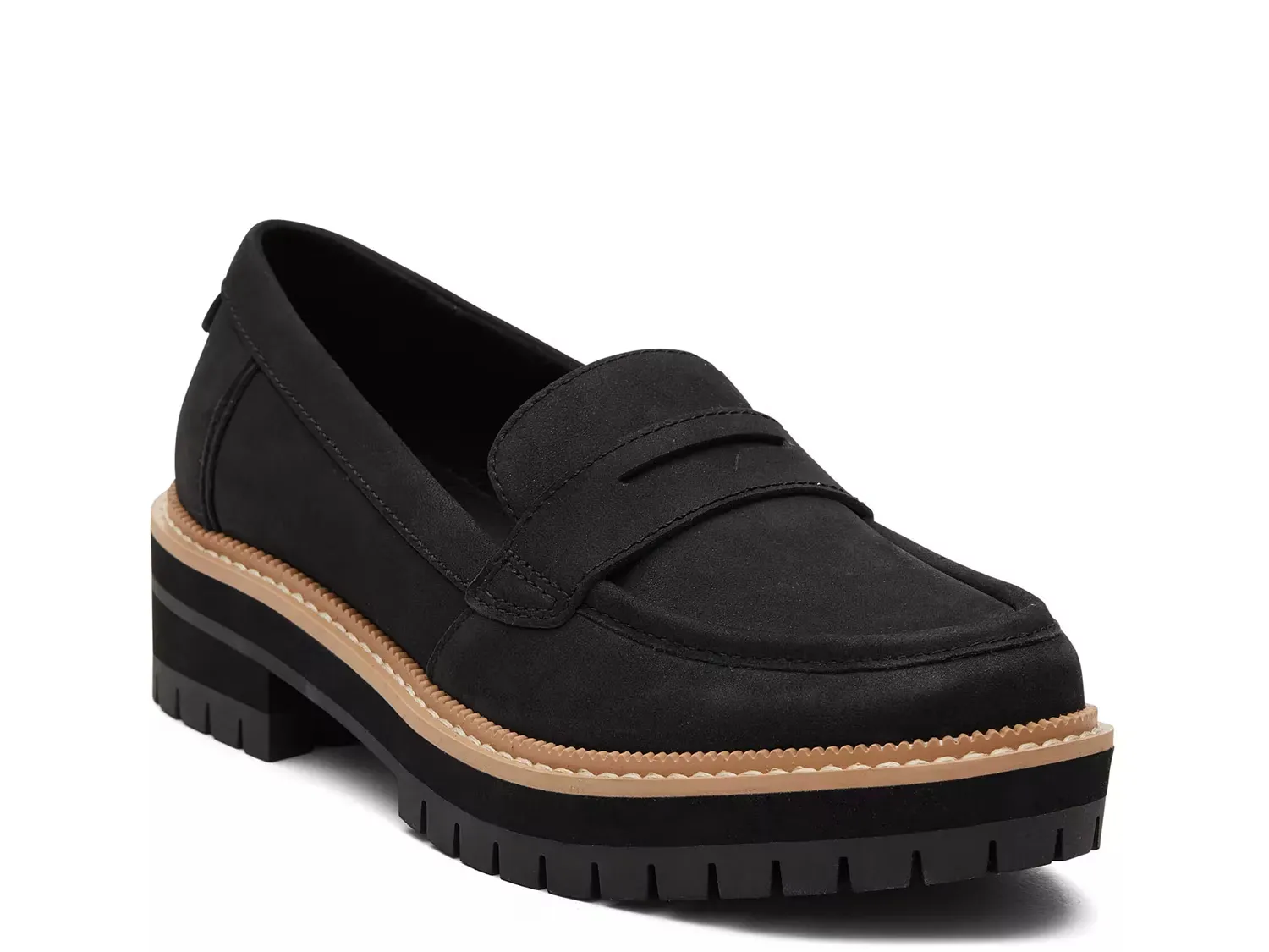 Cara Penny Лоферы - женские Toms, Black
