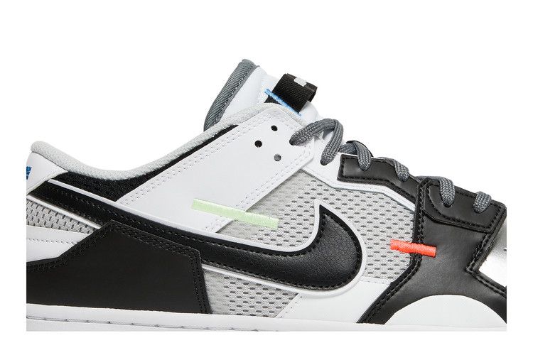 Кроссовки Nike Dunk Low Scrap Premium 'Mismatch', белый — фото 3