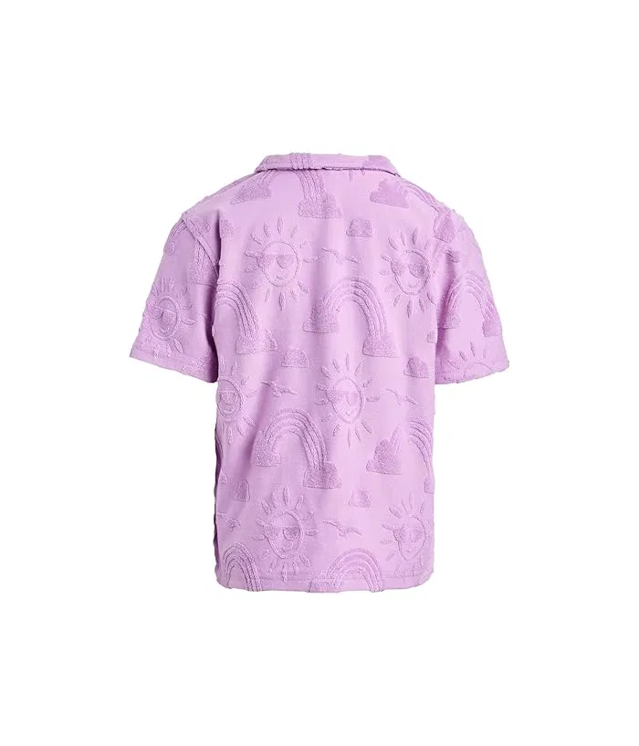 Детская рубашка Resort Shirt Appaman Kids, Lilac — фото 2