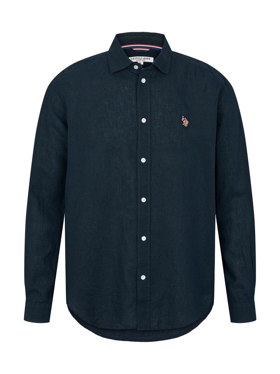 

Рубашка на пуговицах классического кроя U.S. POLO ASSN. Bolt, темно-синий