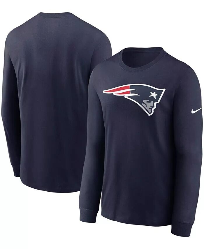 

Мужская темно-синяя футболка с длинным рукавом и логотипом New England Patriots Primary Nike