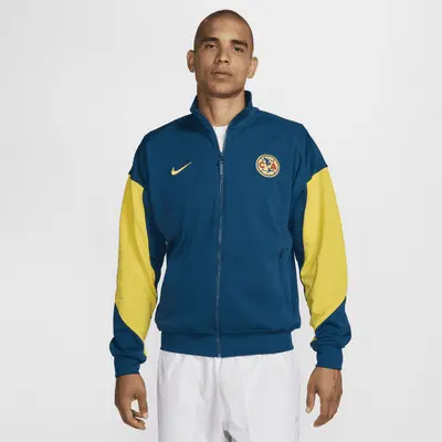 

Куртка Nike Club América Academy Pro, цвет Valerian Blue/Tour Yellow/Tour Yellow