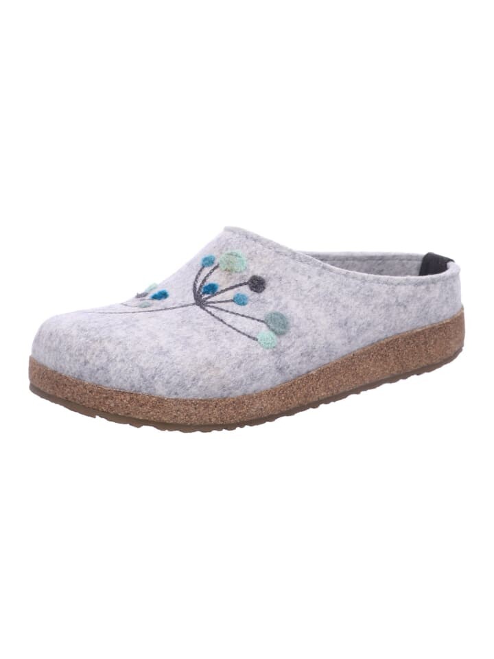 Тапочки HAFLINGER Damen Grizzly Amaya, серый