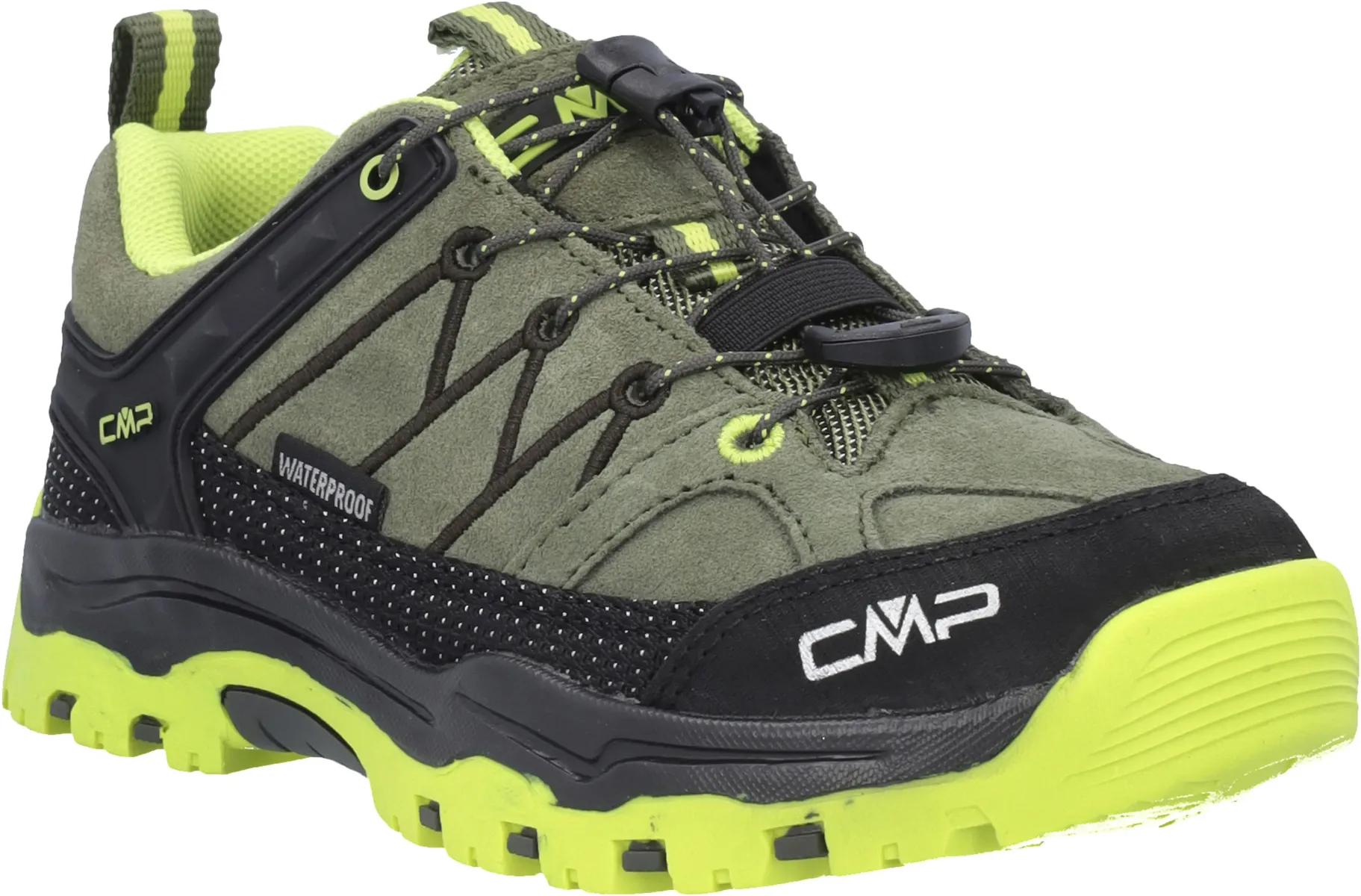 

Кроссовки CMP "KIDS RIGEL LOW TREKKING SHOES WP", цвет Kaki-Acido