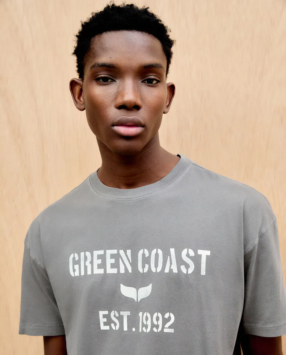 

Футболка с короткими рукавами и логотипом Green Coast, черный