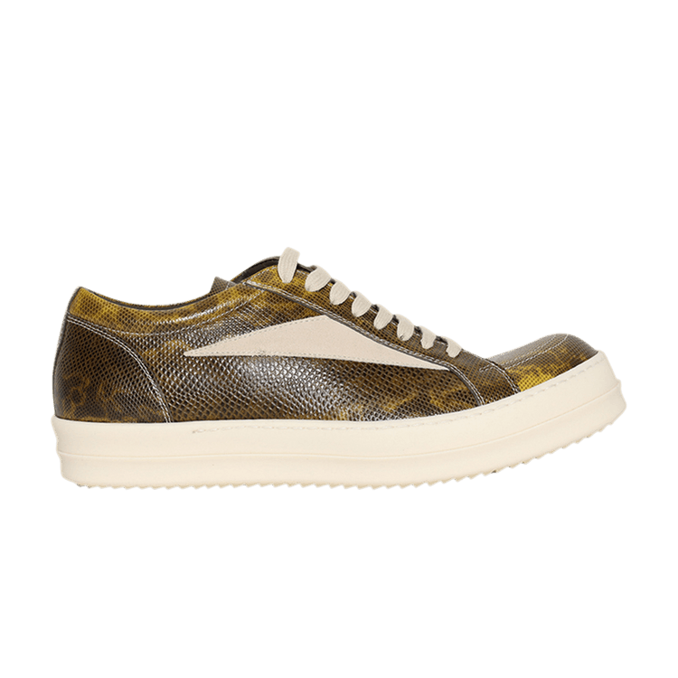 

Кроссовки Rick Owens Rick Owens Hollywood Vintage Low 'Snakeskin - Acid Milk', коричневый