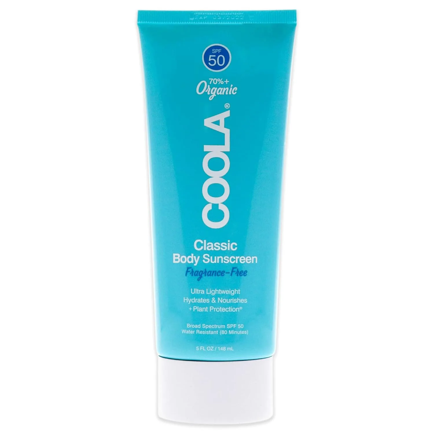 COOLA Органический солнцезащитный лосьон для тела SPF 50, протестирован дерматологами, обеспечивает ежедневную защиту кожи, подходит для веганов и не содержит глютена, без отдушек, 140 мл. 148 мл (2 шт.), Sheer — фото 4