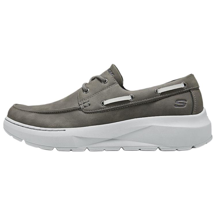 

Skechers Удобные повседневные лодочные туфли мужские Charcoal Gray