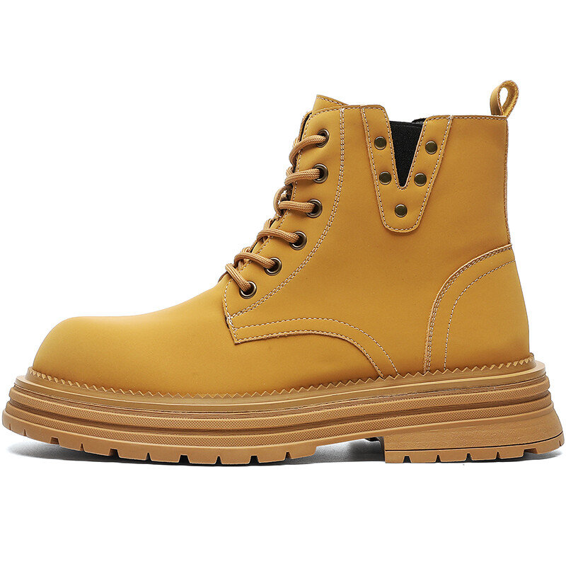 

Мужские ботинки Cahhrrn X Martin Boot Men Beige Zhengran