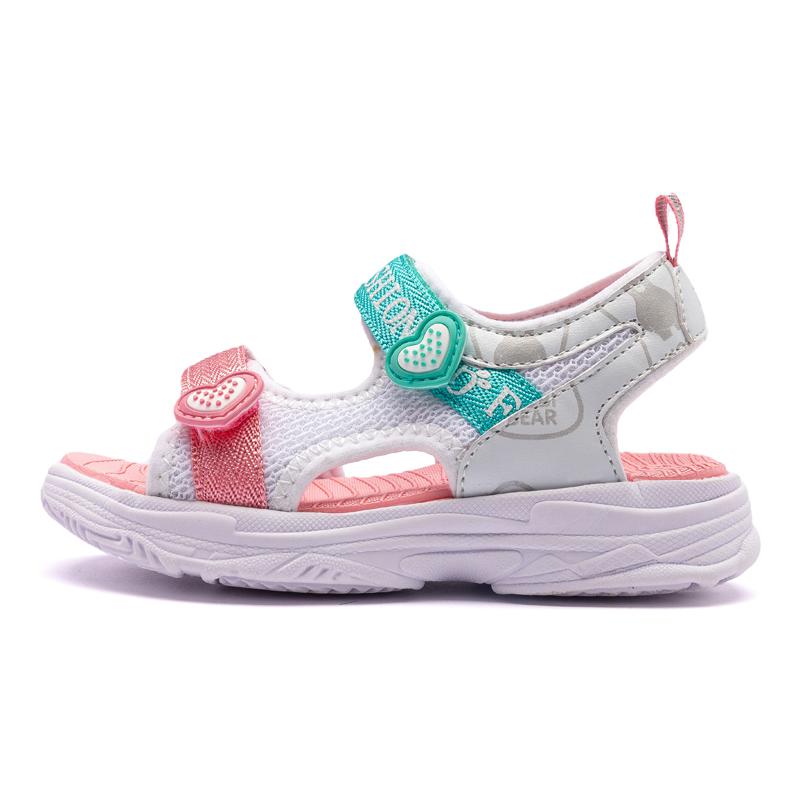 

Прочные, дышащие, легкие детские сандалии для детей HOBIBEAR, белый