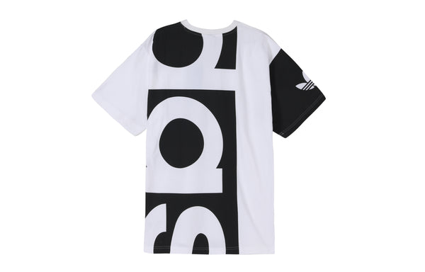 Футболка originals big adi tee printing short sleeve white Adidas, черный — фото 2