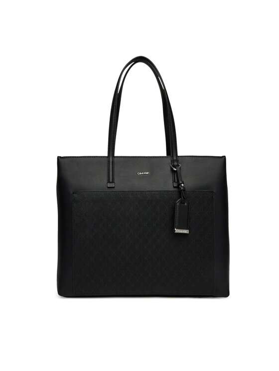 

Сумочка Ck Must Aop Medium Shopper W/Poc LV04F3225G Calvin Klein, черный