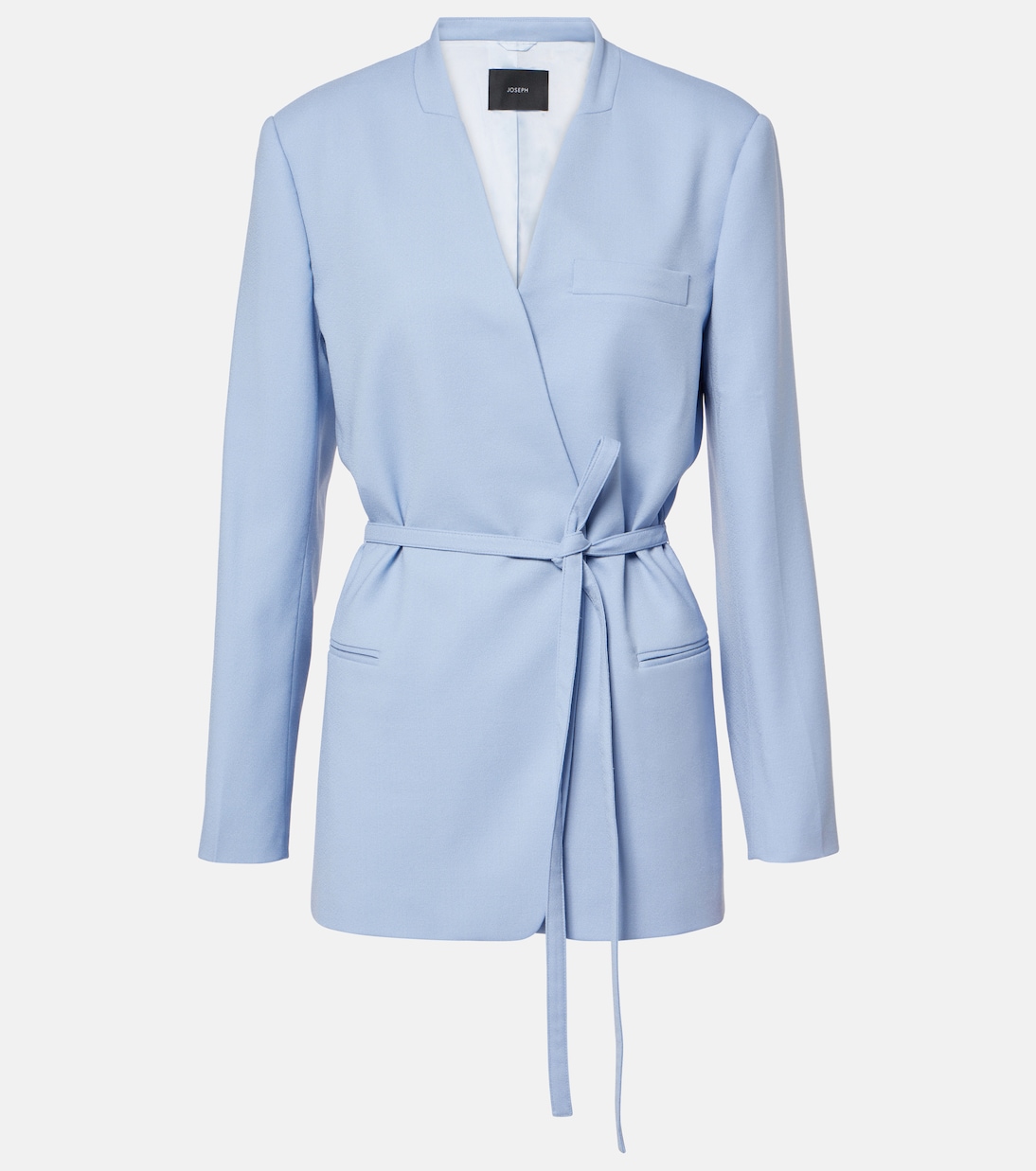 

Куртка Victor из шерстяного крепа Joseph, Faded Sky