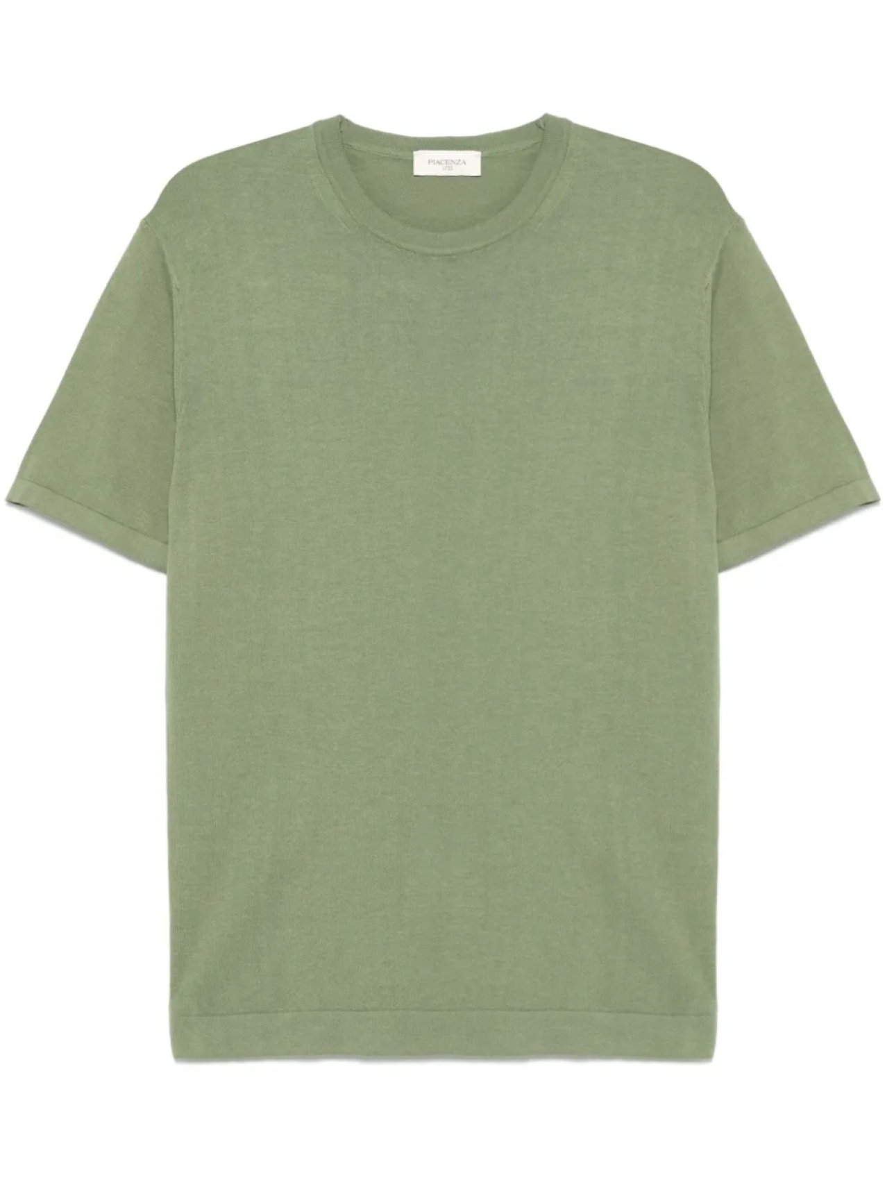 

Хлопковая футболка Piacenza Cashmere, зеленый