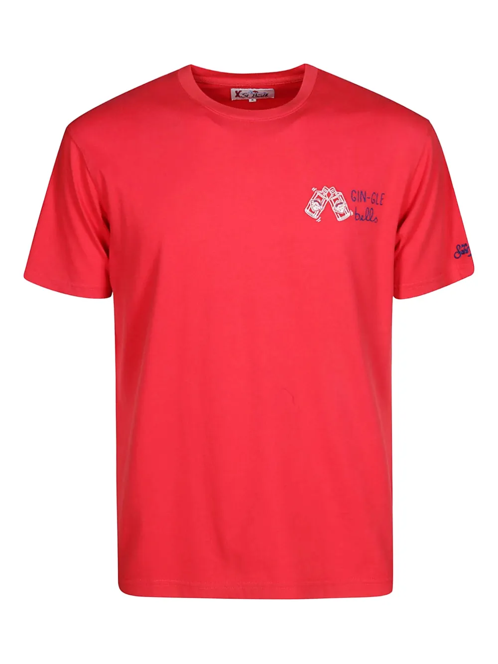 

Футболка Arnott с вышивкой Mc2 Saint Barth, красный