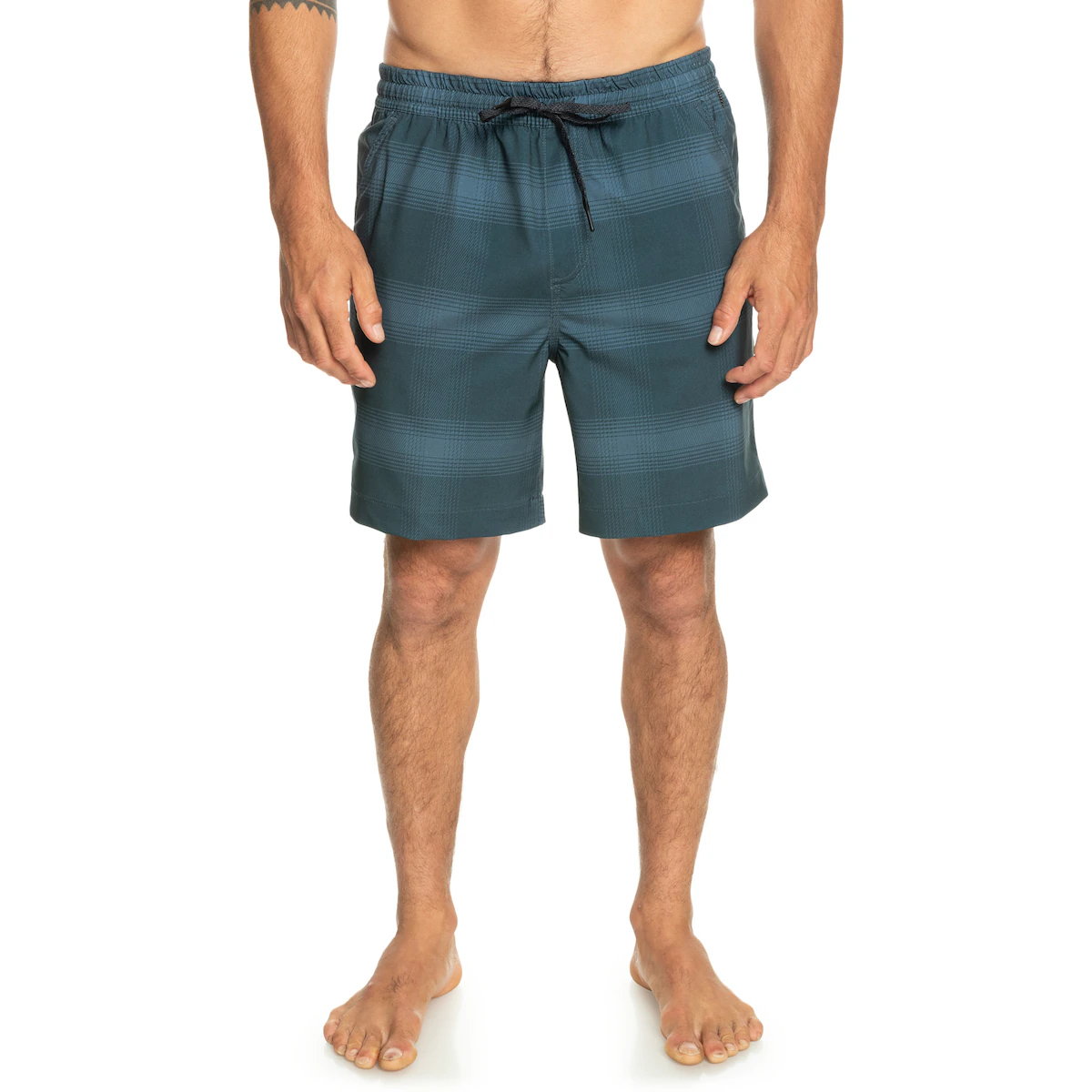 

Мужские плавки Quiksilver Taxer Print 18 дюймов, темно-синий