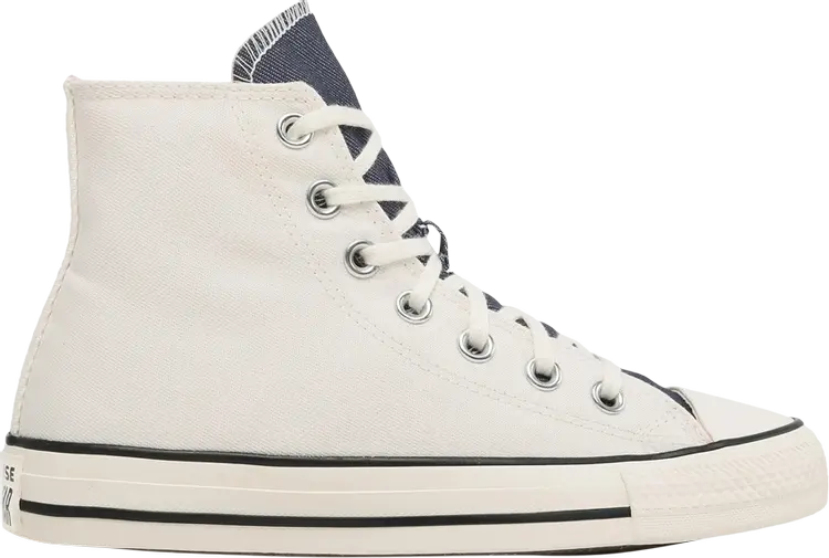 Кроссовки Wmns Chuck Taylor All Star High 'Denim Fashion - Egret', загар