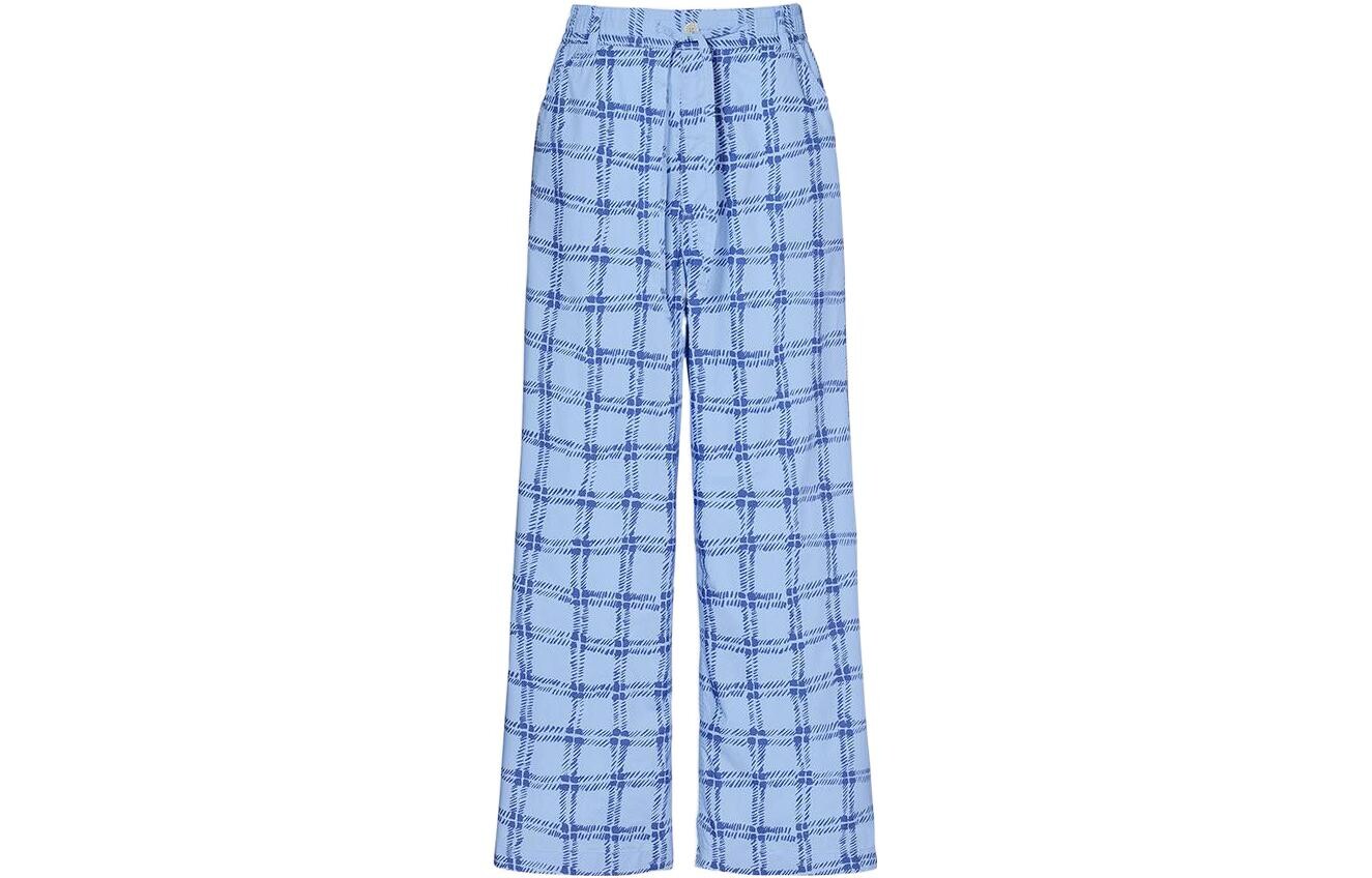 

Повседневные брюки Marni Co-Branding Unisex Teal Uniqlo, голубой