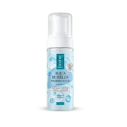 

Lirene Aqua Bubbles Hyaluronic Acid 4D Увлажняющая пенка для умывания 150 мл