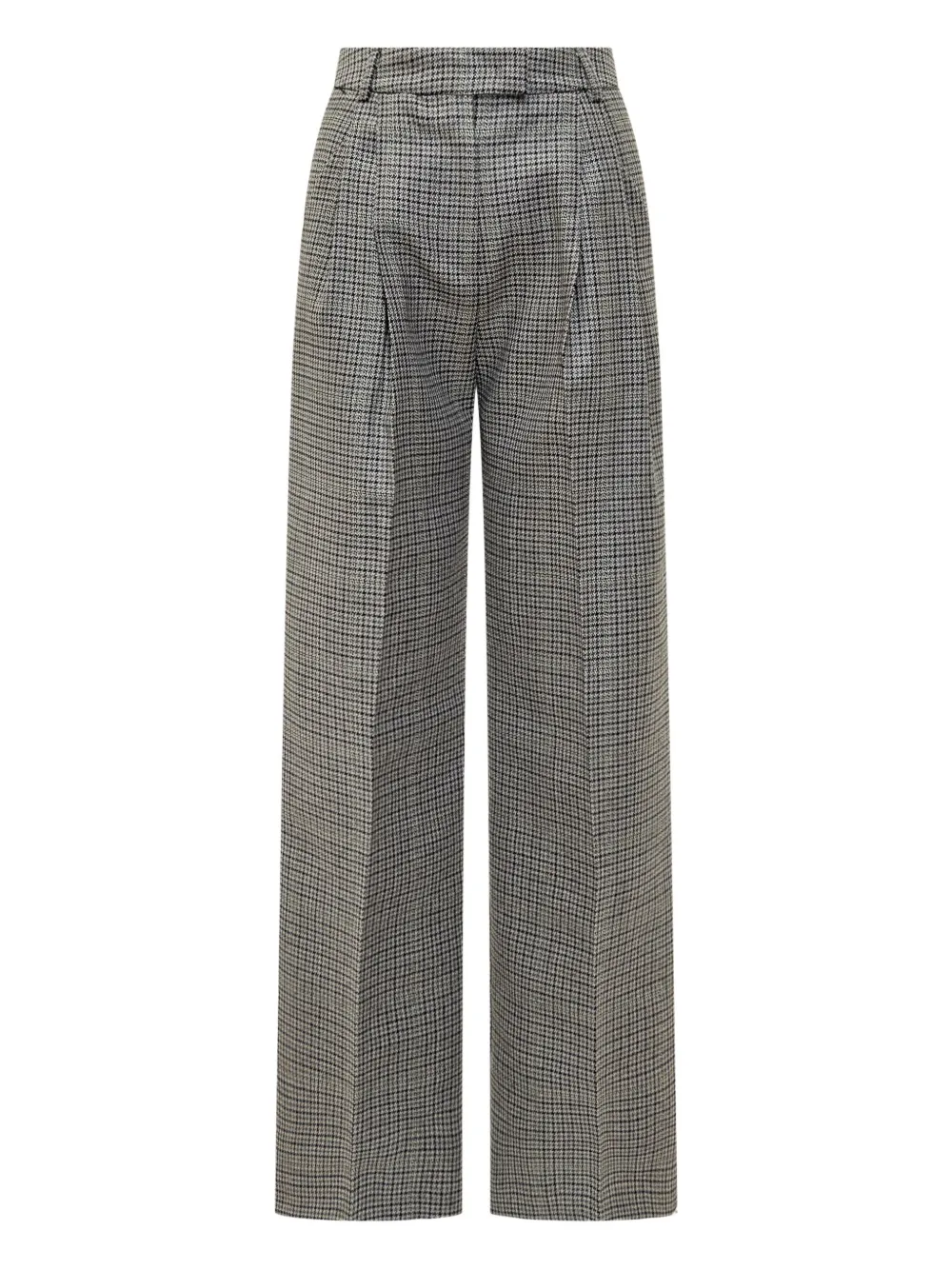 

Брюки в клетку со складками DES PHEMMES, серый