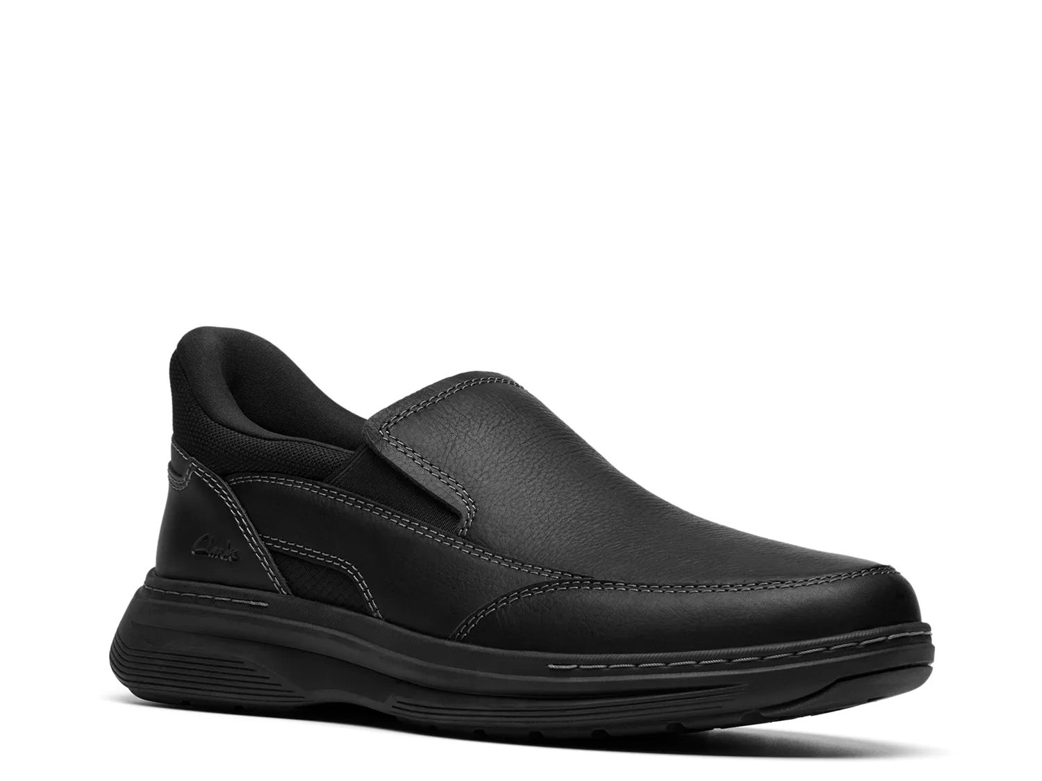 

Слипоны Clarks Craftwell Step Loafer, Black Leather